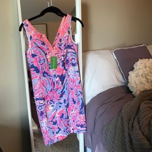 Lilly Pulitzer iris blue shrimply chic